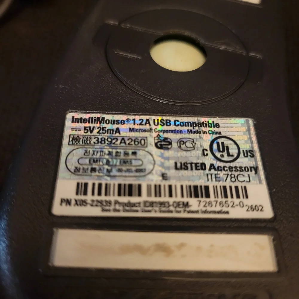 Sun Microsystems CrossbowUSB MOUSE & DELL IntelliMouse 1.2A USB MOUSE